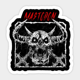 Skull Reverie Mastodon Sticker